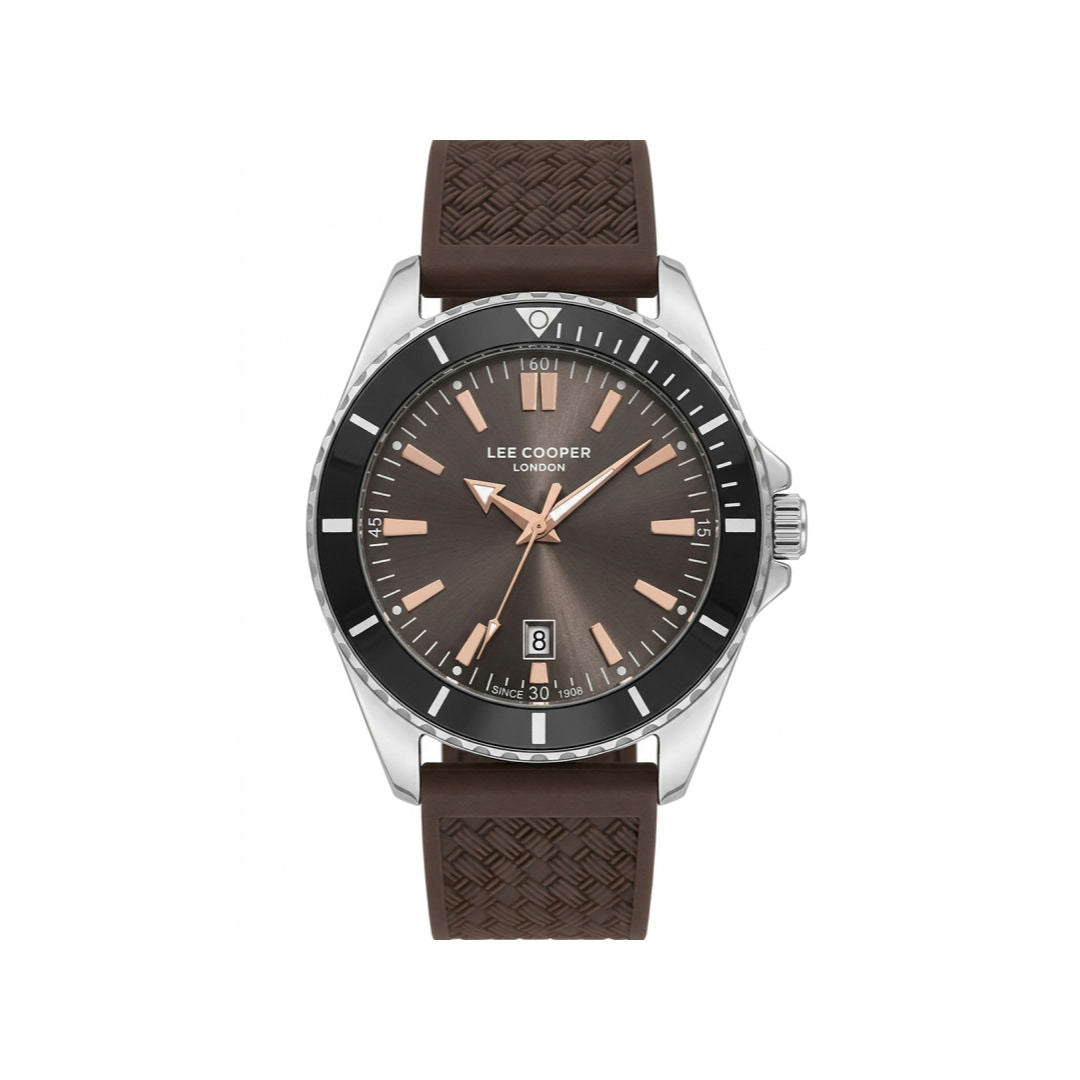 Lee Cooper Men's Rubber Strap Watch, LC08257 Series