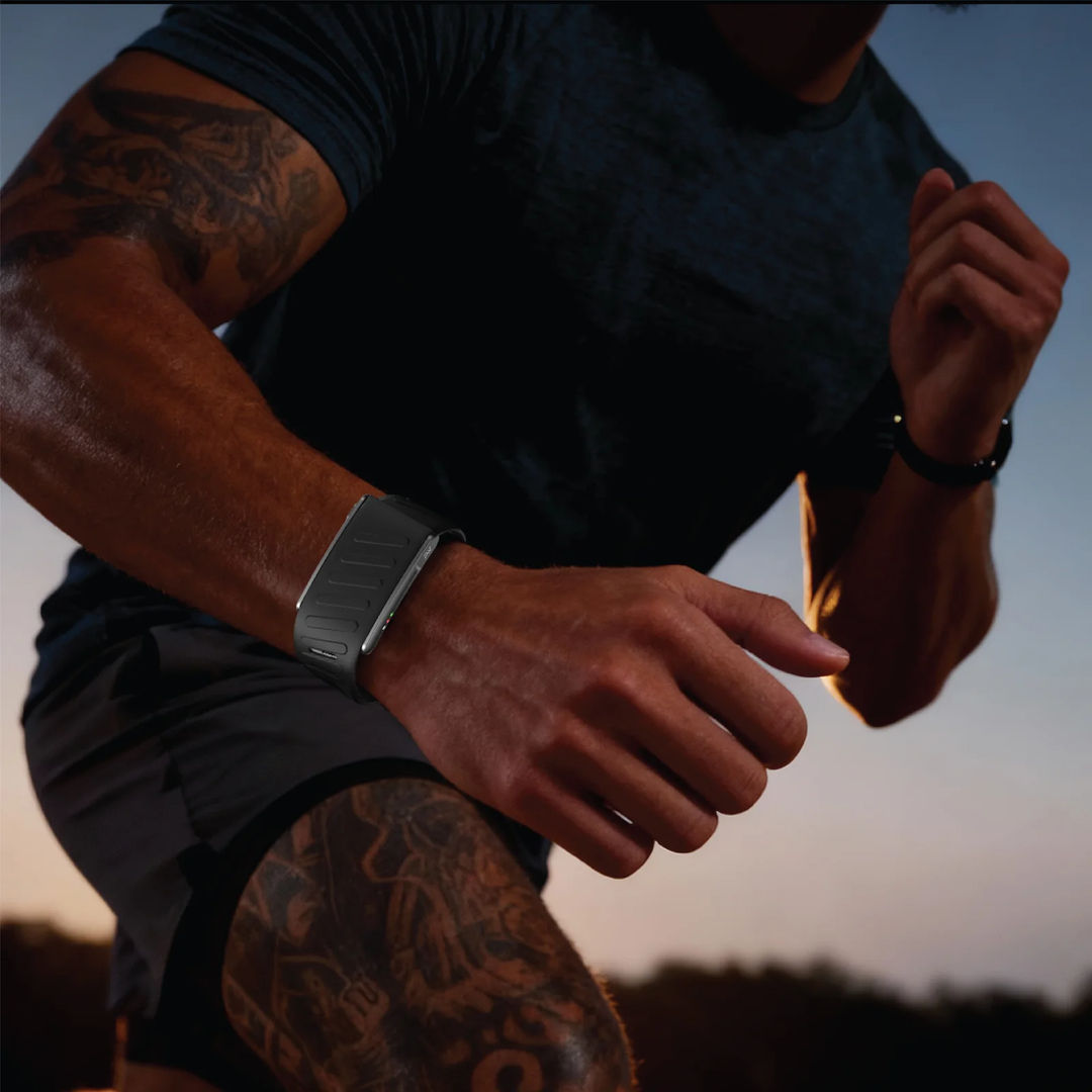 Pawa Riva Screenless Band With ECG Function, Black