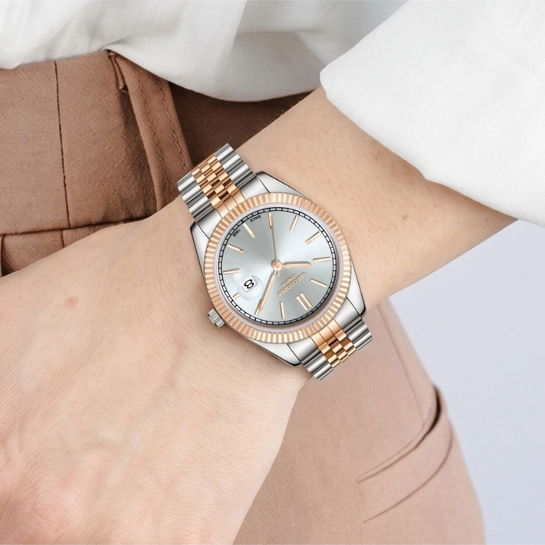 Lee Cooper Women's Silver Dial Watch, LC08210.530