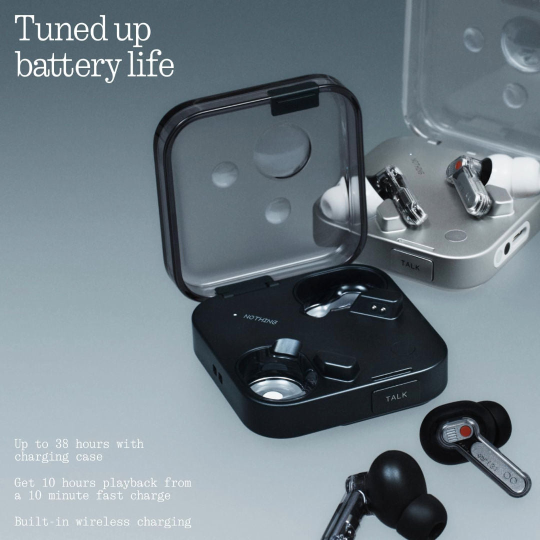 Nothing Ear (3) True Wireless Earbuds, Active Noise Cancellation, Global Version