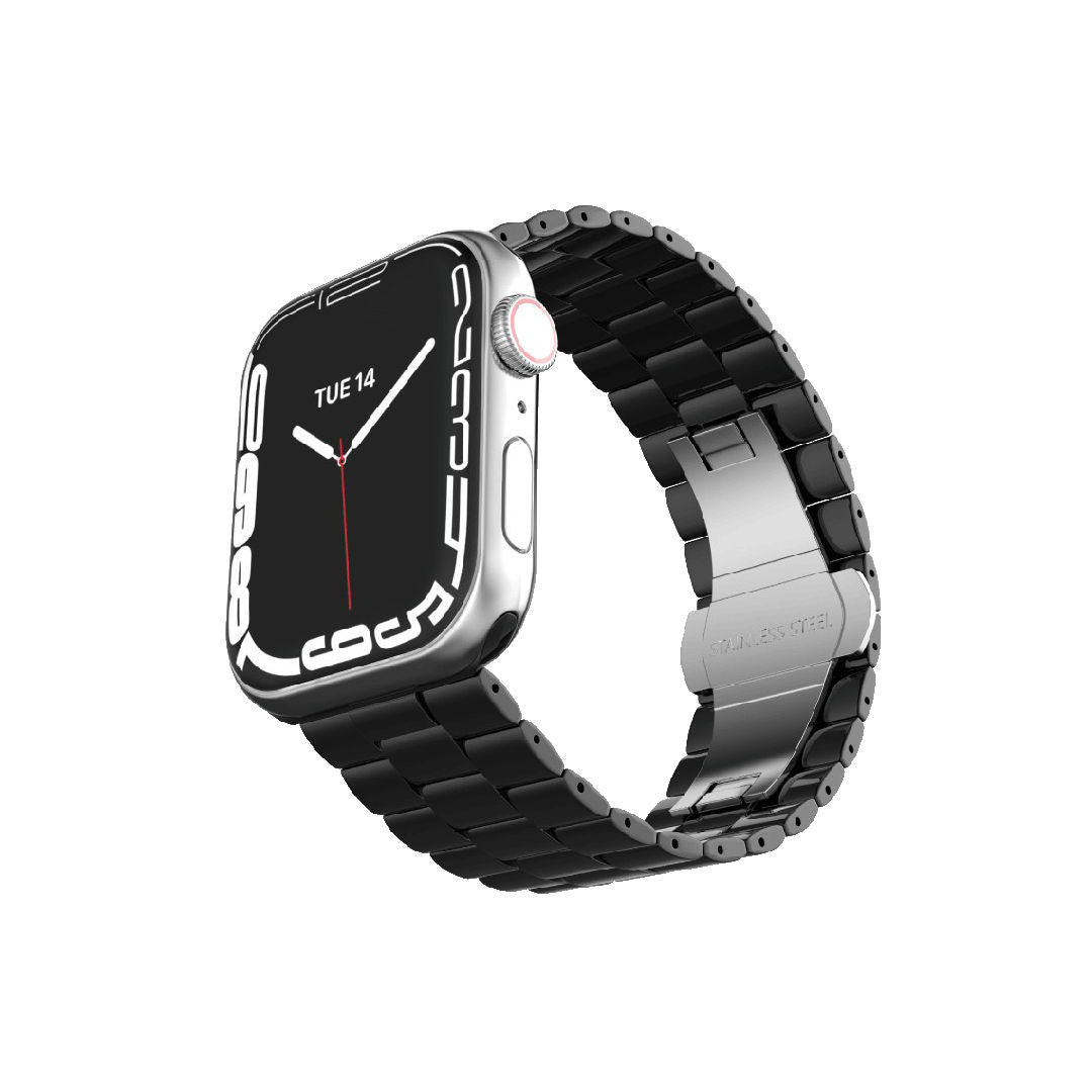 Levelo Nocturne Three Strain Ceramic Watch Strap, 42/44/45mm