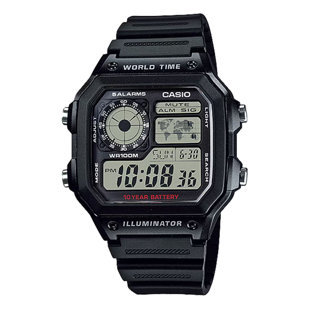 Casio Men's Digital Dial Watch, AE1200 Series