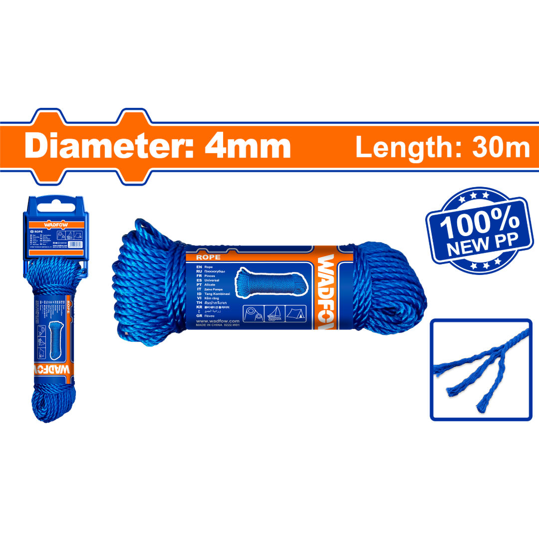 WADFOW Rope, PP Monofilament Twist Rope