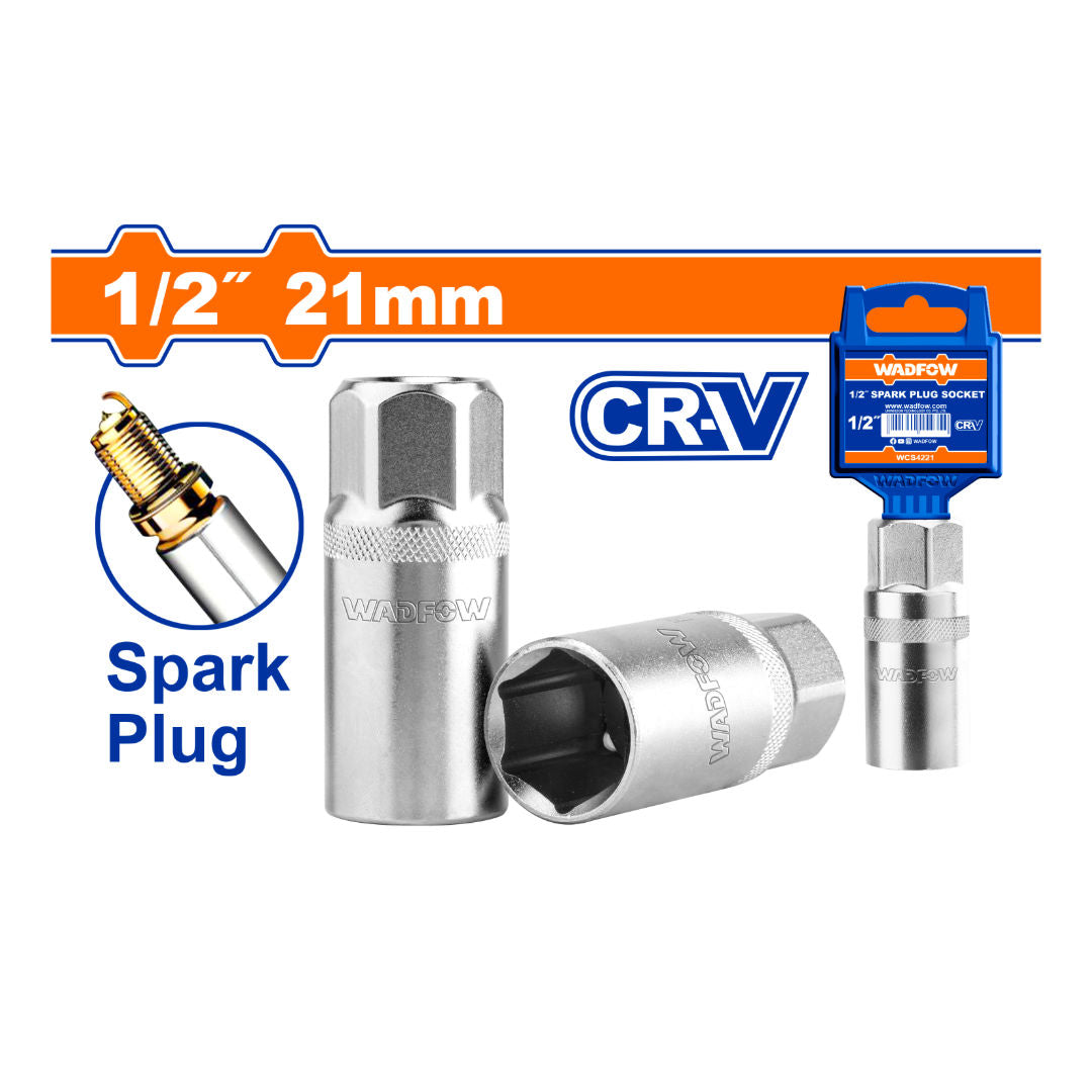 WADFOW 1/2" Spark Plug Socket