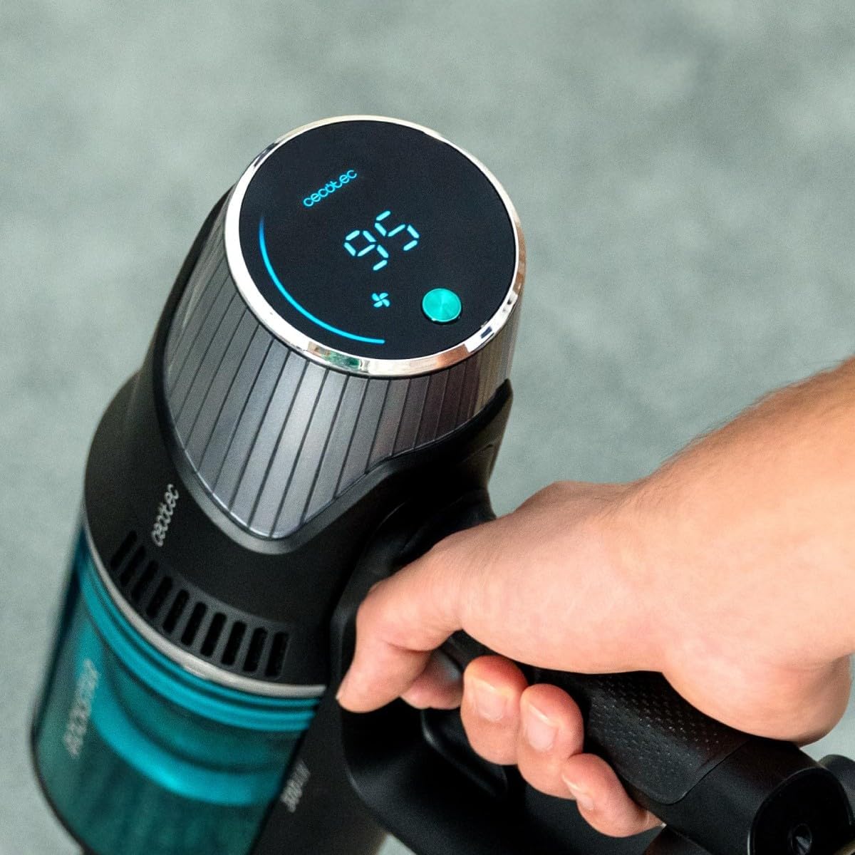 Cecotec 115938 RX50 Pet Flex Upright Vacuum Cleaner, Blue/Black