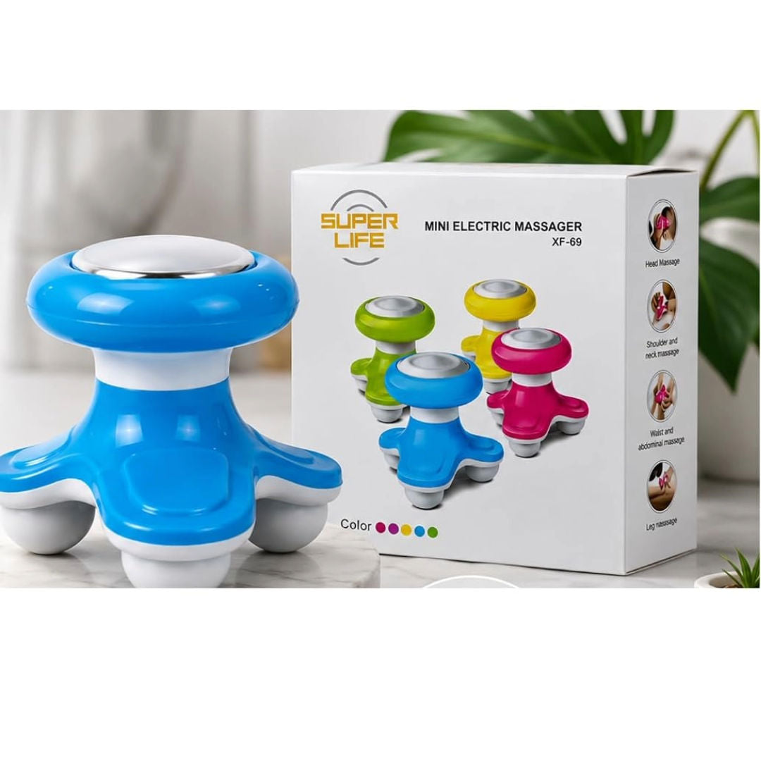 Super Life Mini Electric Body Massager with 3D Massage Nodes, USB Powered