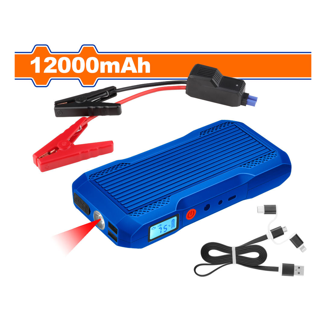 WADFOW Lithium-Ion Jump Starter, 12V