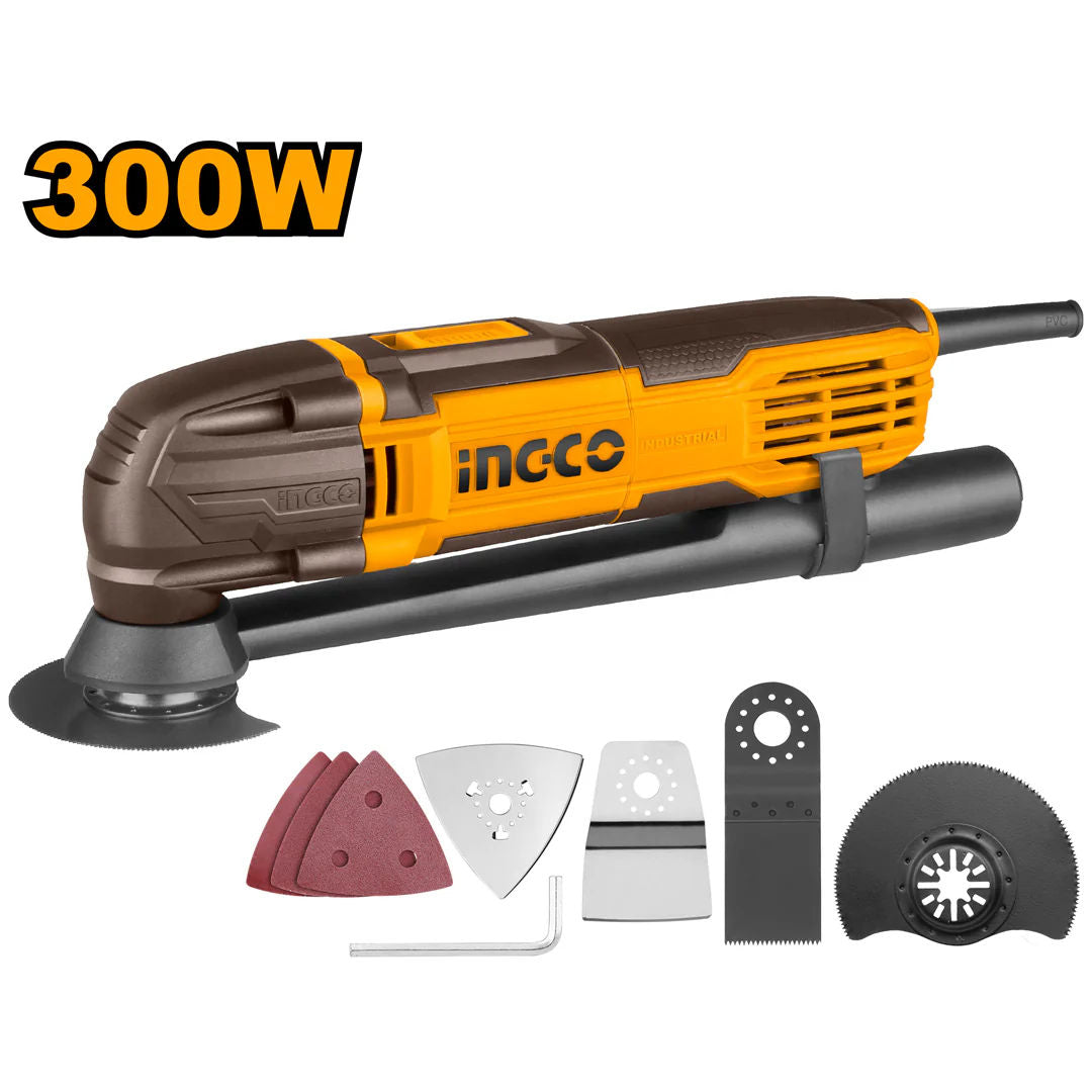 INGCO Multi-Function Tool, 300W, 220-240V~50/60Hz, 10,000-20,000rpm