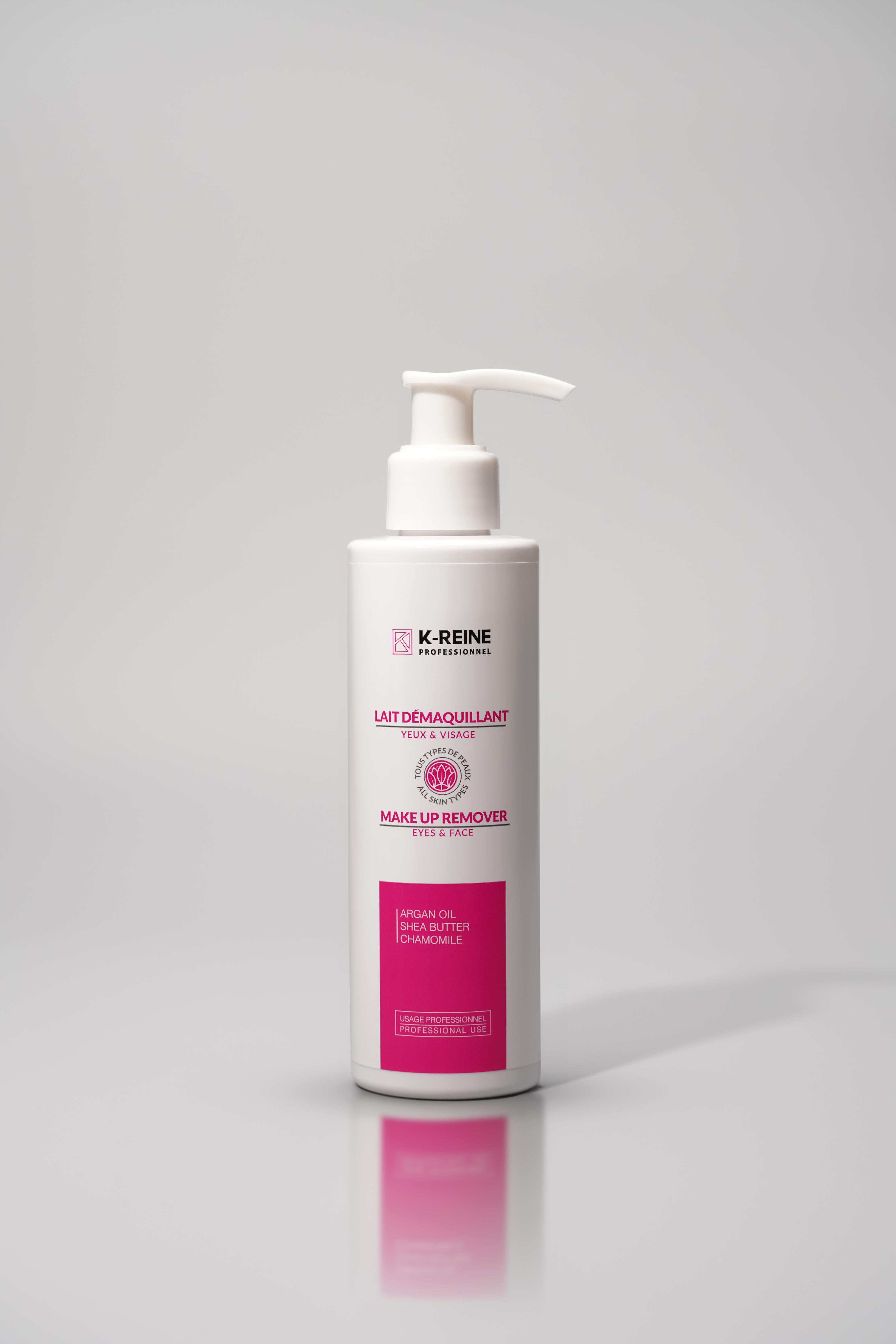 K-Reine Cleansing Make Up Remover Eyes And Face Argan Oil, Shea Butter, Chamomile, 200ml