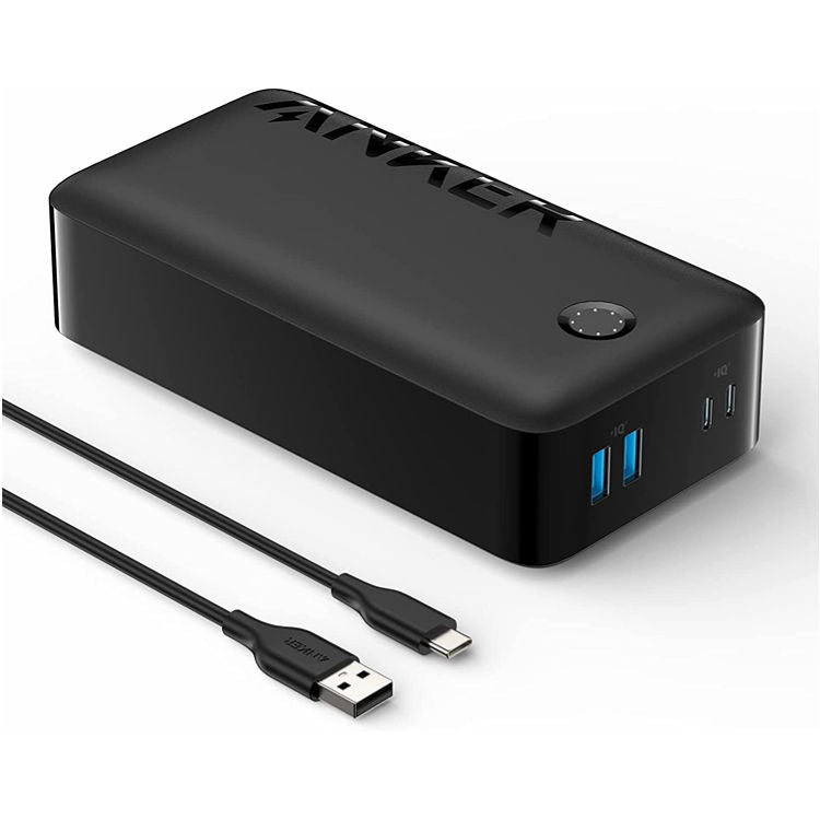 Anker PowerCore 347 Power Bank 40,000mAh, 30W USB-C + 18W USB-A, Black