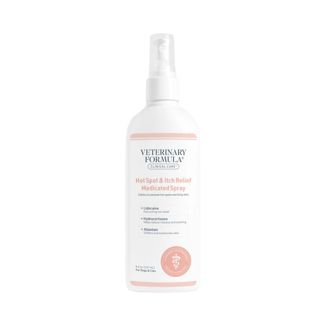 Synergy Labs Veterinary Formula Clinical Care Hot Spot & Itch Relief Medicated Spray For Dogs & Cats, 236ml