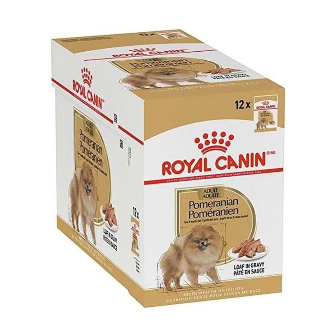Royal Canin Breed Health Nutrition Pomeranian, Wet Food Pouches, 12x85gm