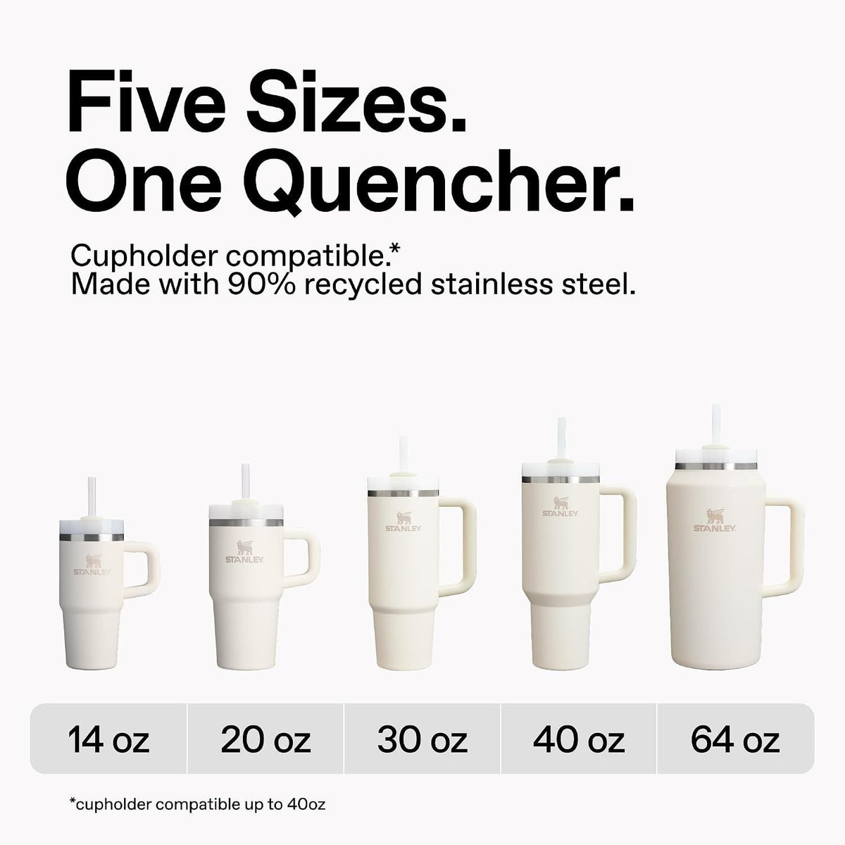 Stanley Quencher H2.0 FlowState™ Tumbler, 0.8L / 28 oz Insulated Straw Cup