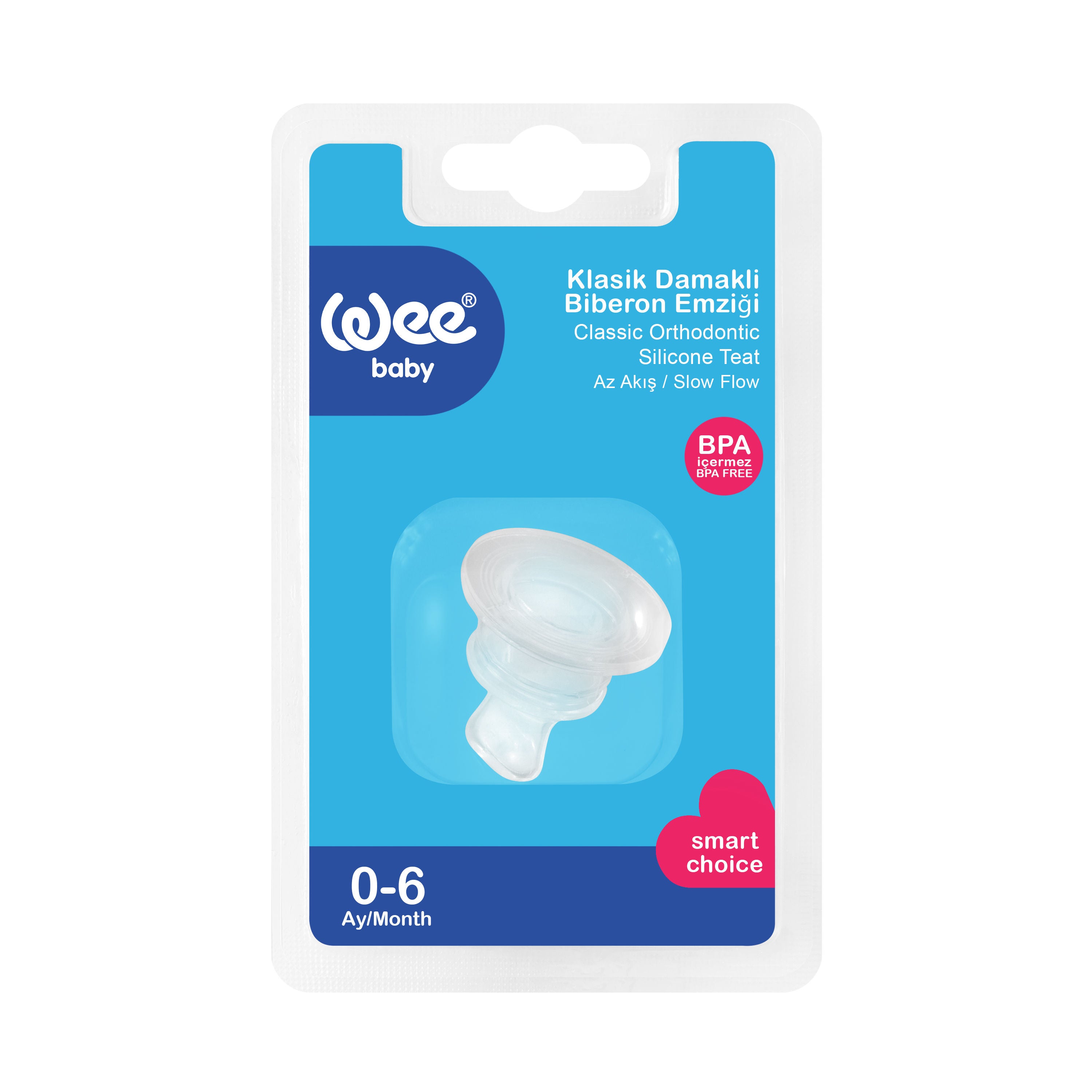 Weebaby Silicone Orthodontic Teat No.1, 875