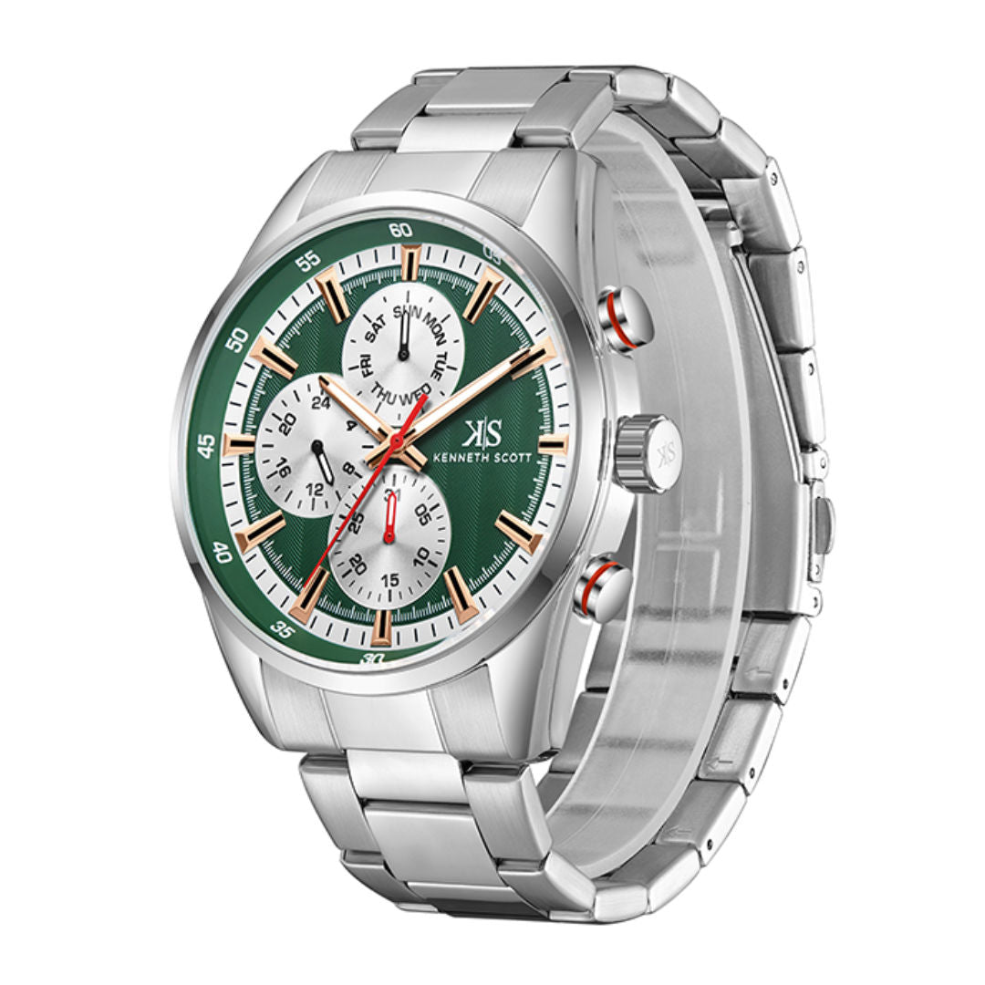 Kenneth Scott Men's Multi Function Watch, K24117 series