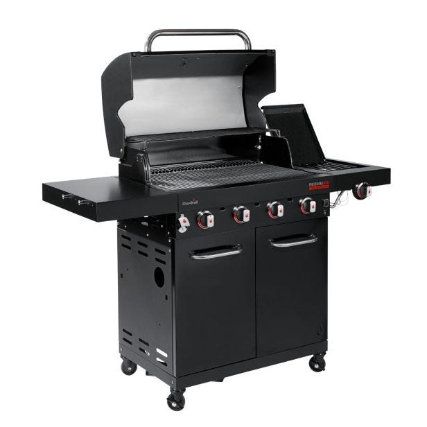 Char‑Broil Professional CORE B 4 Gas Grill, 4‑Burner TRU‑Infrared System, Side Burner, 30 mbar, 140916
