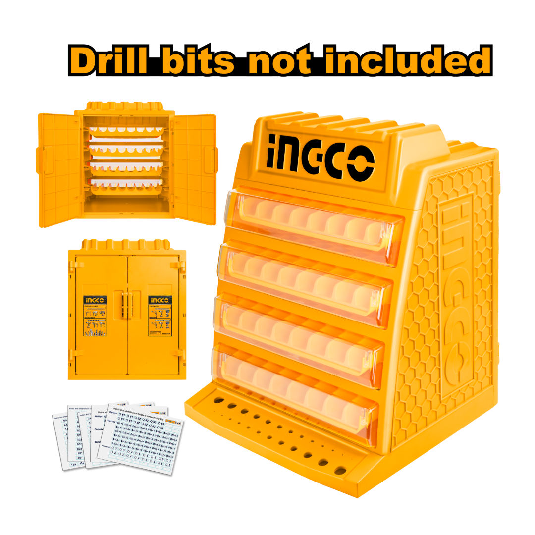 INGCO Drill Display Stand, 24 holes With Diameter Gauge