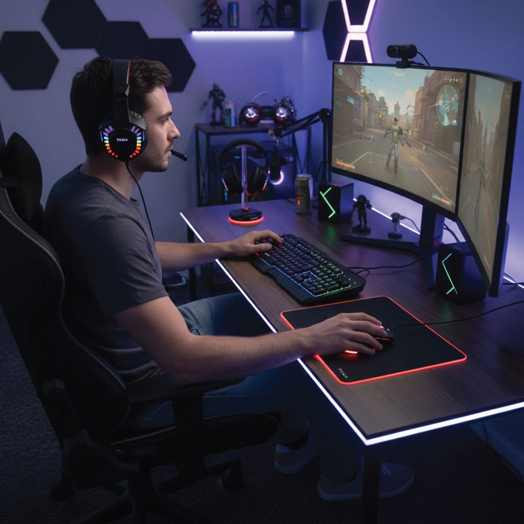 Pawa Vanguard 6 In 1 Ultimate Gaming Kit, Black