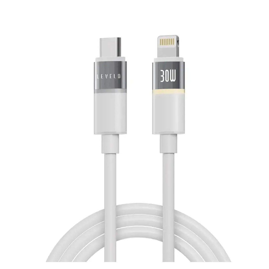 Levelo Luno Type C to Lightning Cable, 1m, PD 30W