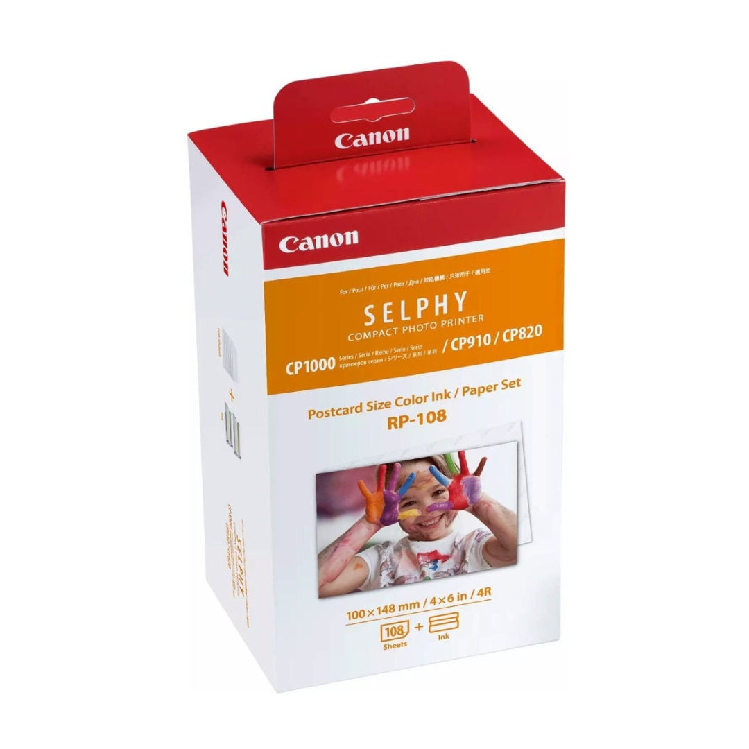Canon RP-108 8568B001 108 Sheets of Compact Color Ink & Paper Set