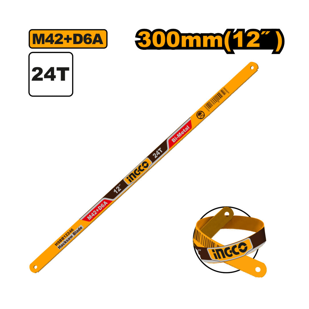 INGCO Hacksaw Blade, 300mm, 24T, M42+D6A