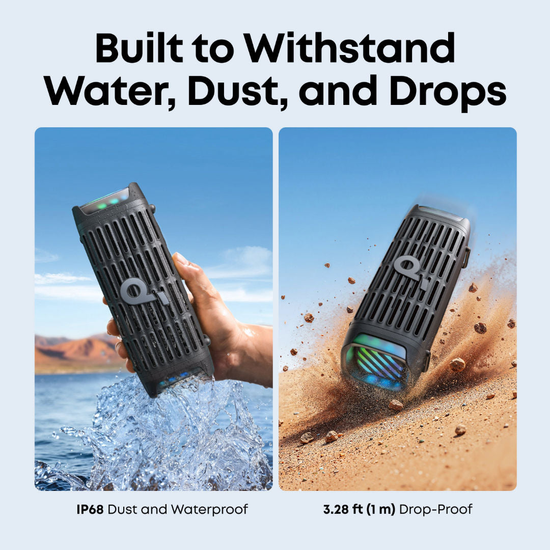 Anker Soundcore Boom 3i Portable Rugged Outdoor Speaker