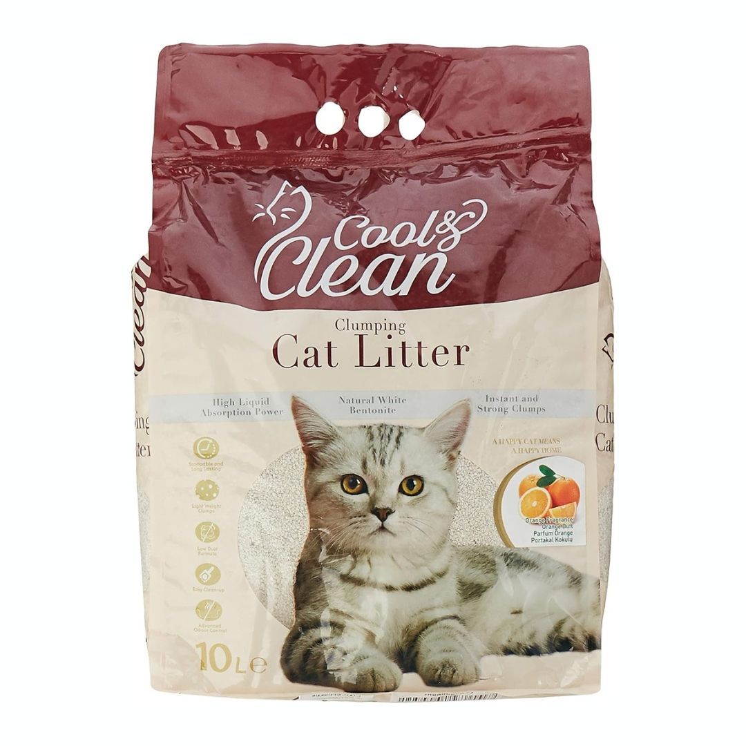 Patimax Cool & Clean Clumping Cat Litter 10L Flavor