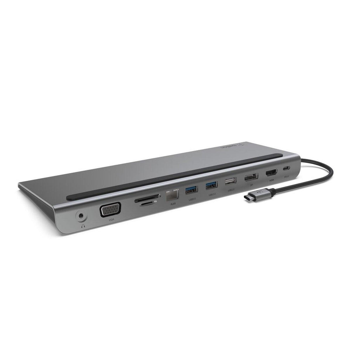Belkin Connect USB-C 11 in 1 Multiport Dock, Grey
