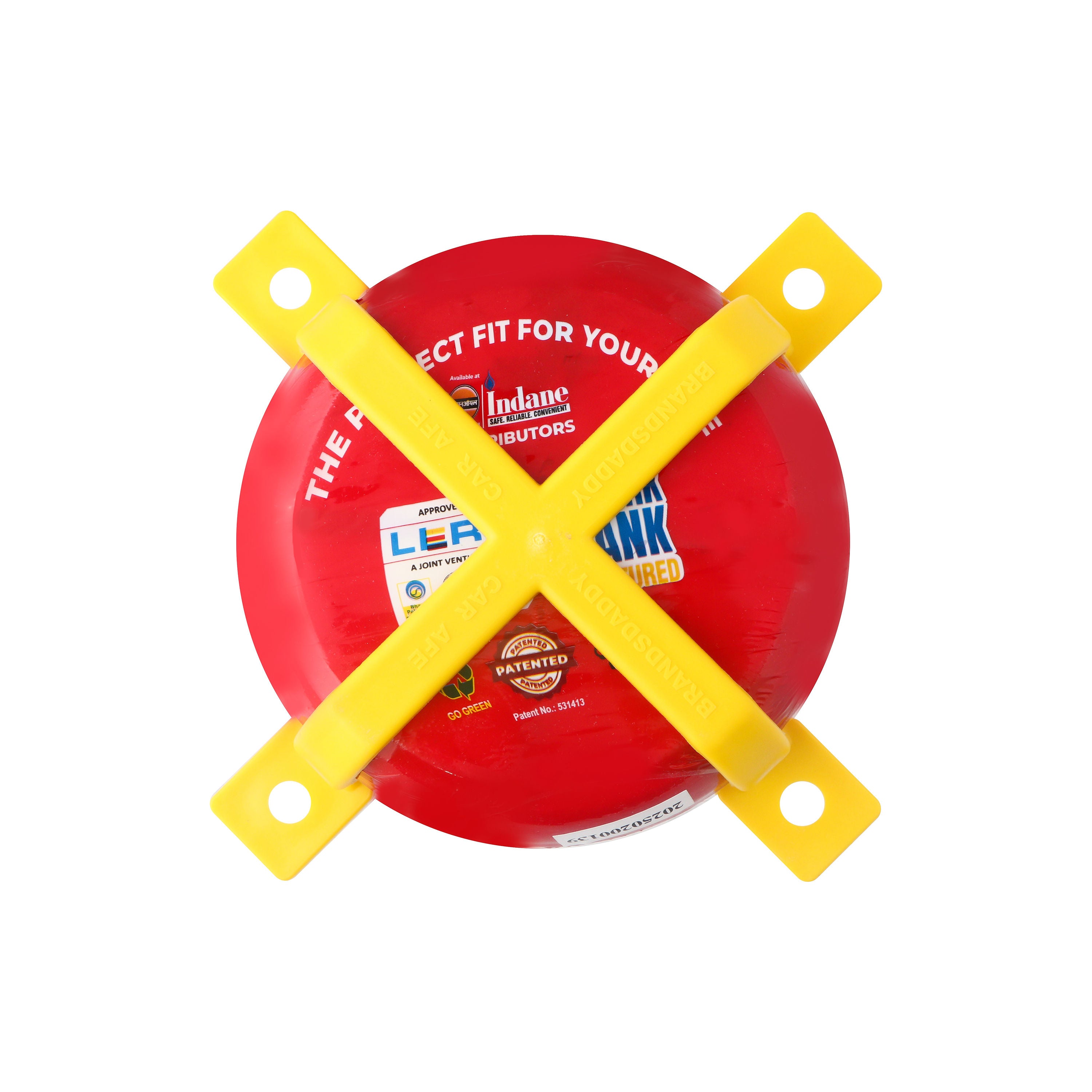 Brandsdaddy AFE Automatic Fire Extinguisher Disc with Mounting Bracket - 24/7 Auto Fire Suppression Device
