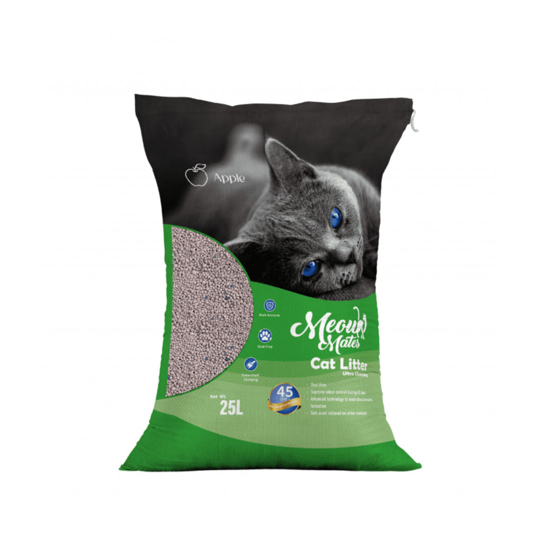 Meow Mates Bentonite Cat Litter, 25L/20kg