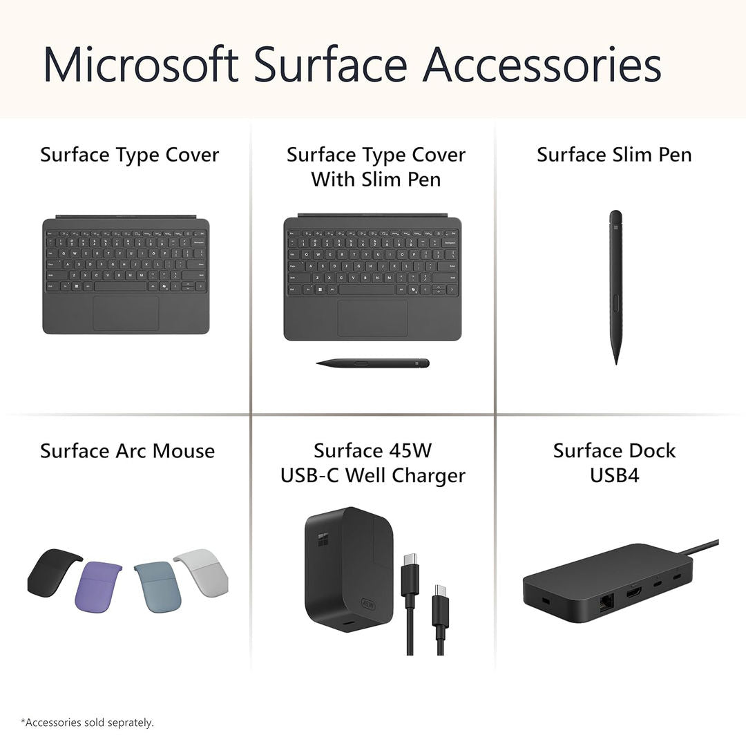 Microsoft Surface Pro 12 Copilot+ PC, 8 Core Snapdragon X Plus Processor, 16GB, 512GB 12 Inch Windows 11+ Arabic English Keyboard & Pen