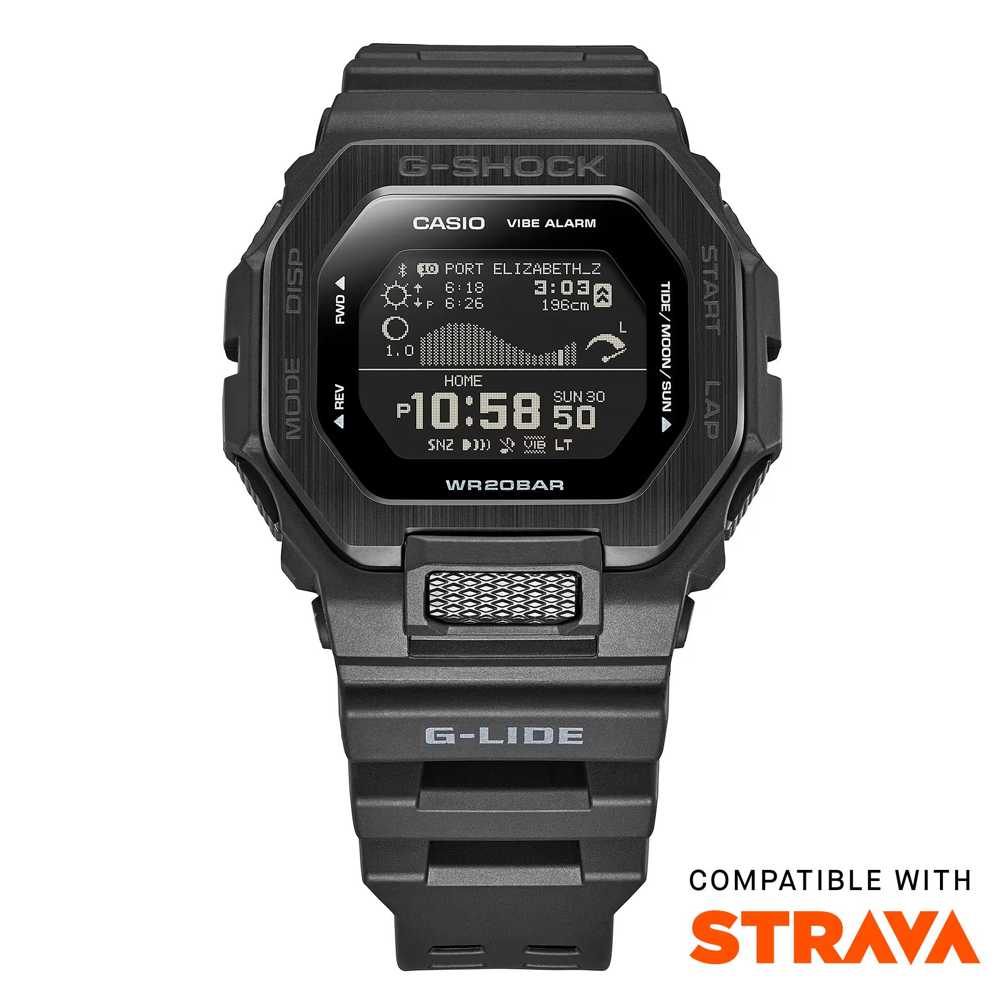 Casio G-SHOCK GBX-100 G-LIDE Series Bluetooth Surf & Training Watch