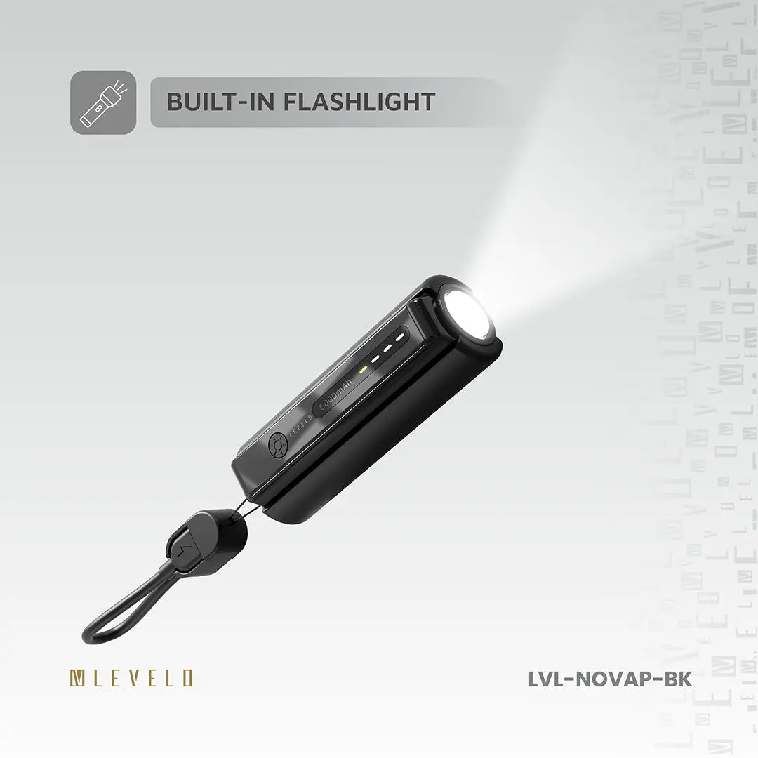 Levelo Nova Pro 5000mAh Power Bank with Flashlight, Fast Charging