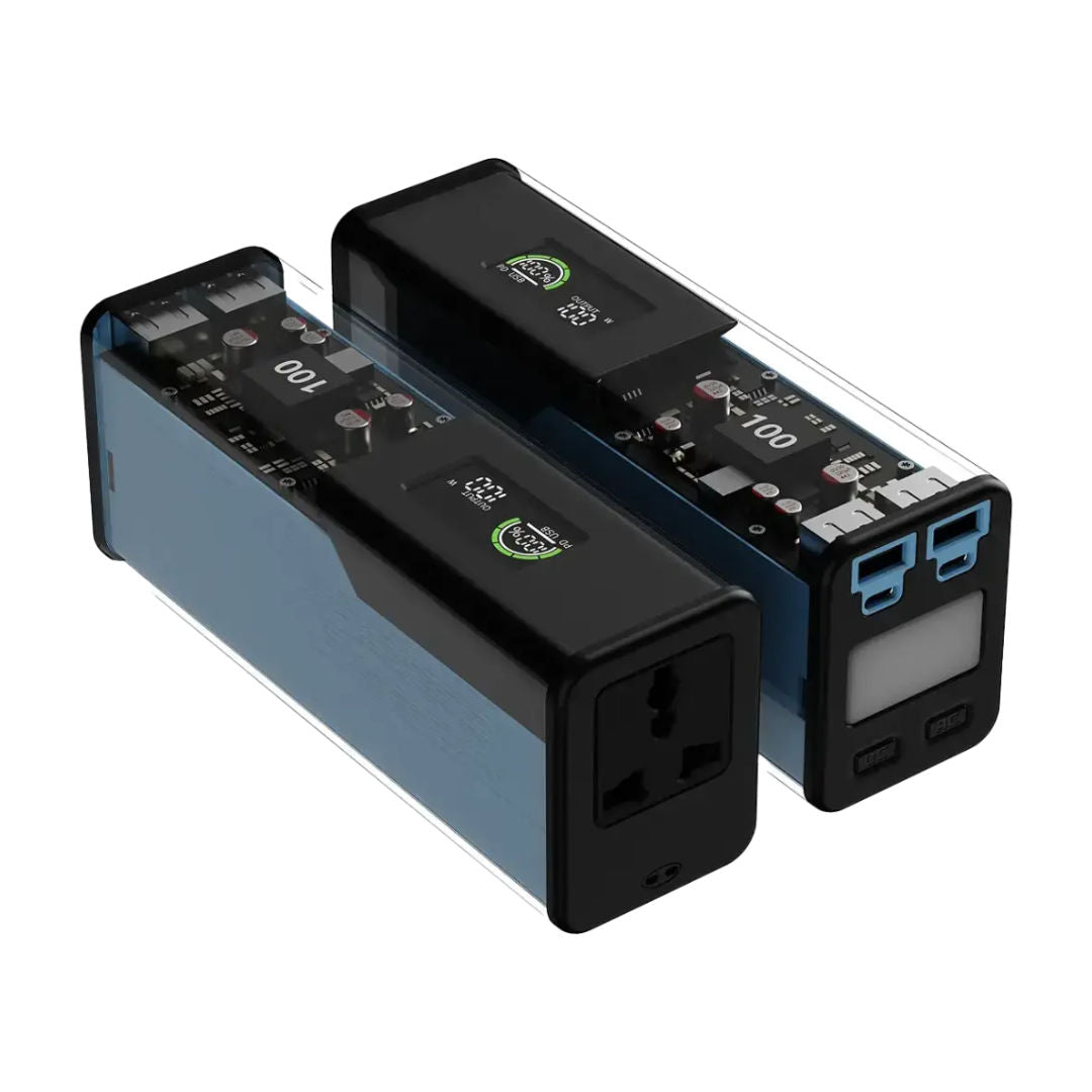Powerology Energie 27000mAh Power Bank with AC Outlet, Black