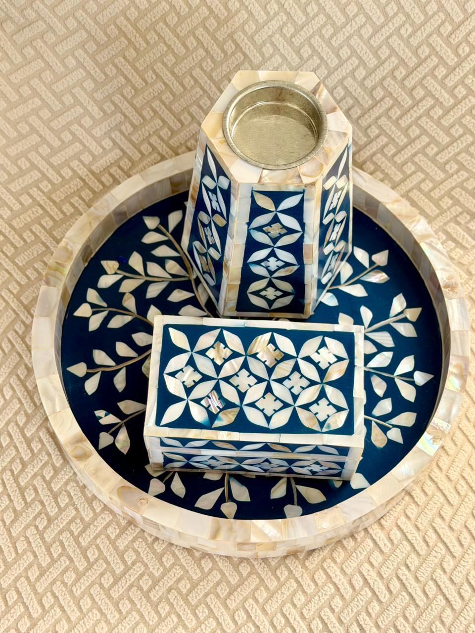 Raw Home-Mother Of Pearl Burner Set