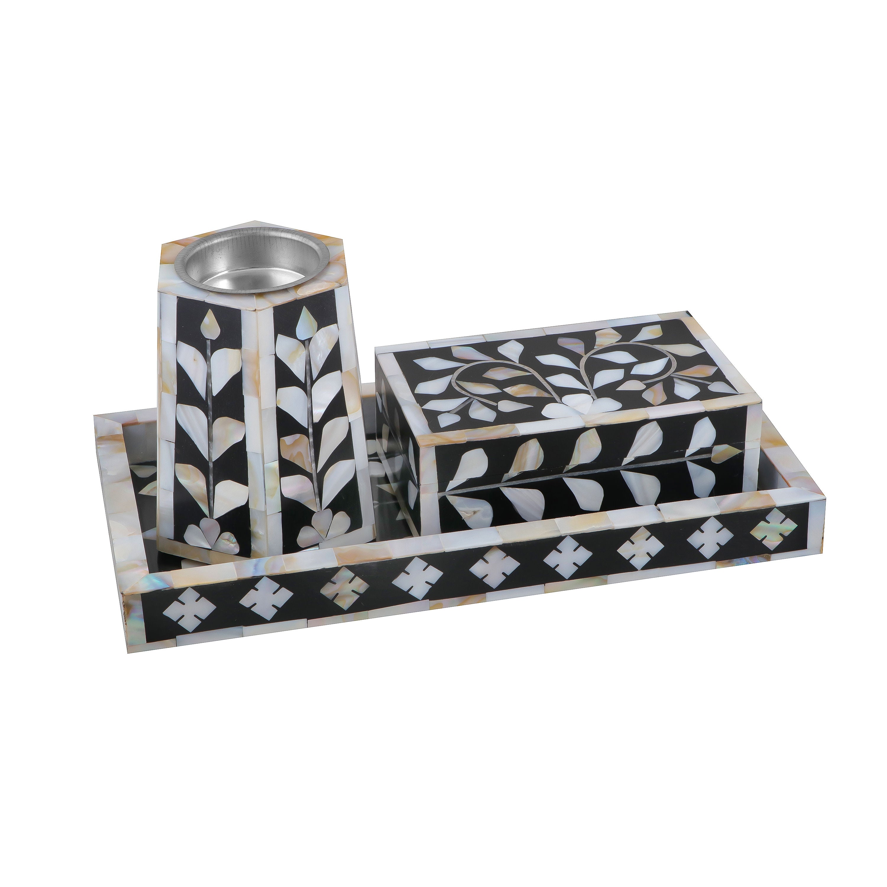 Raw Home-Mother Of Pearl Burner Set