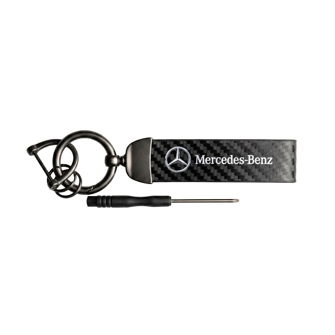 Premium Car Logo Leather Keychains