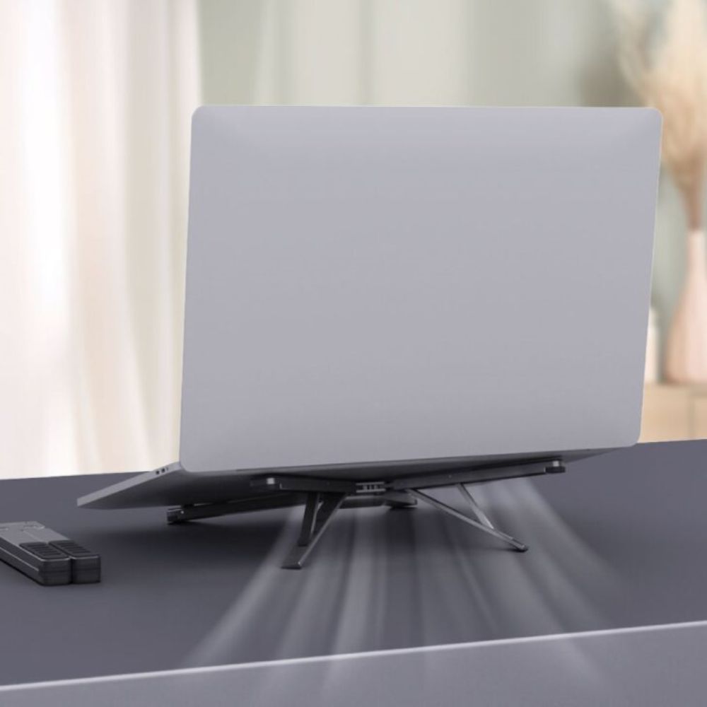 Blupebble FlexiStand X Multifunctional Compact Stand, Gray