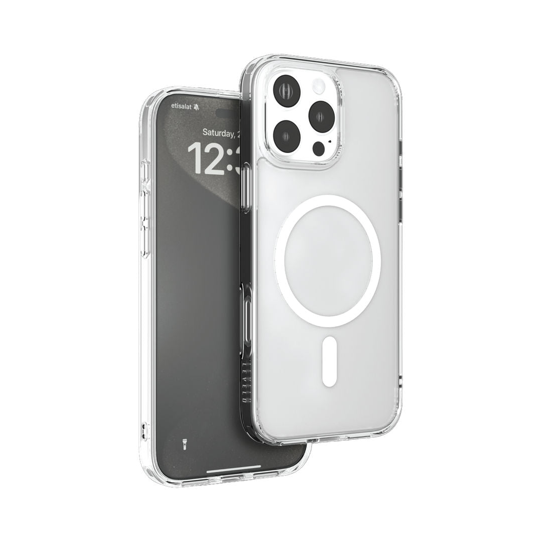 Levelo MagSafe Clara Case for iPhone 16 Pro Max, Clear