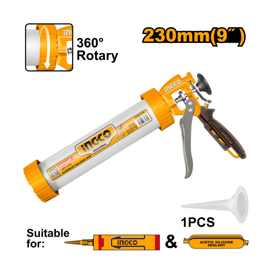 INGCO Aluminum Caulking Gun