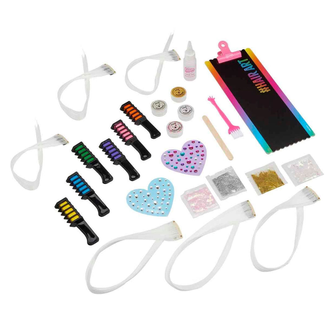 Cra-Z-Art Shimmer n Sparkle Deluxe Color FX Hair Extensions Studio Kit