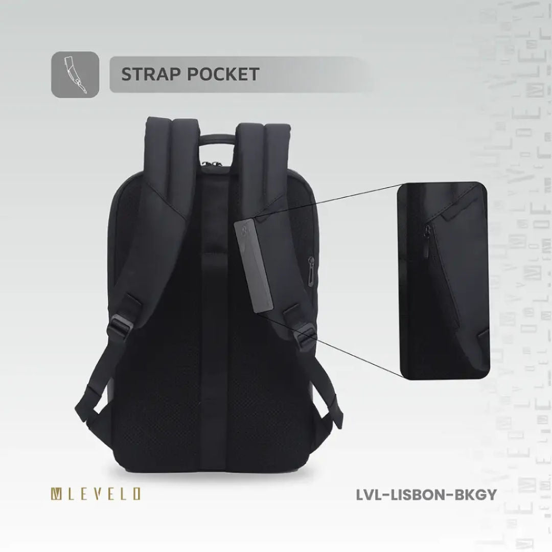 Levelo Lisbon Carrying Laptop/Universal 15.6 Inch Backpack