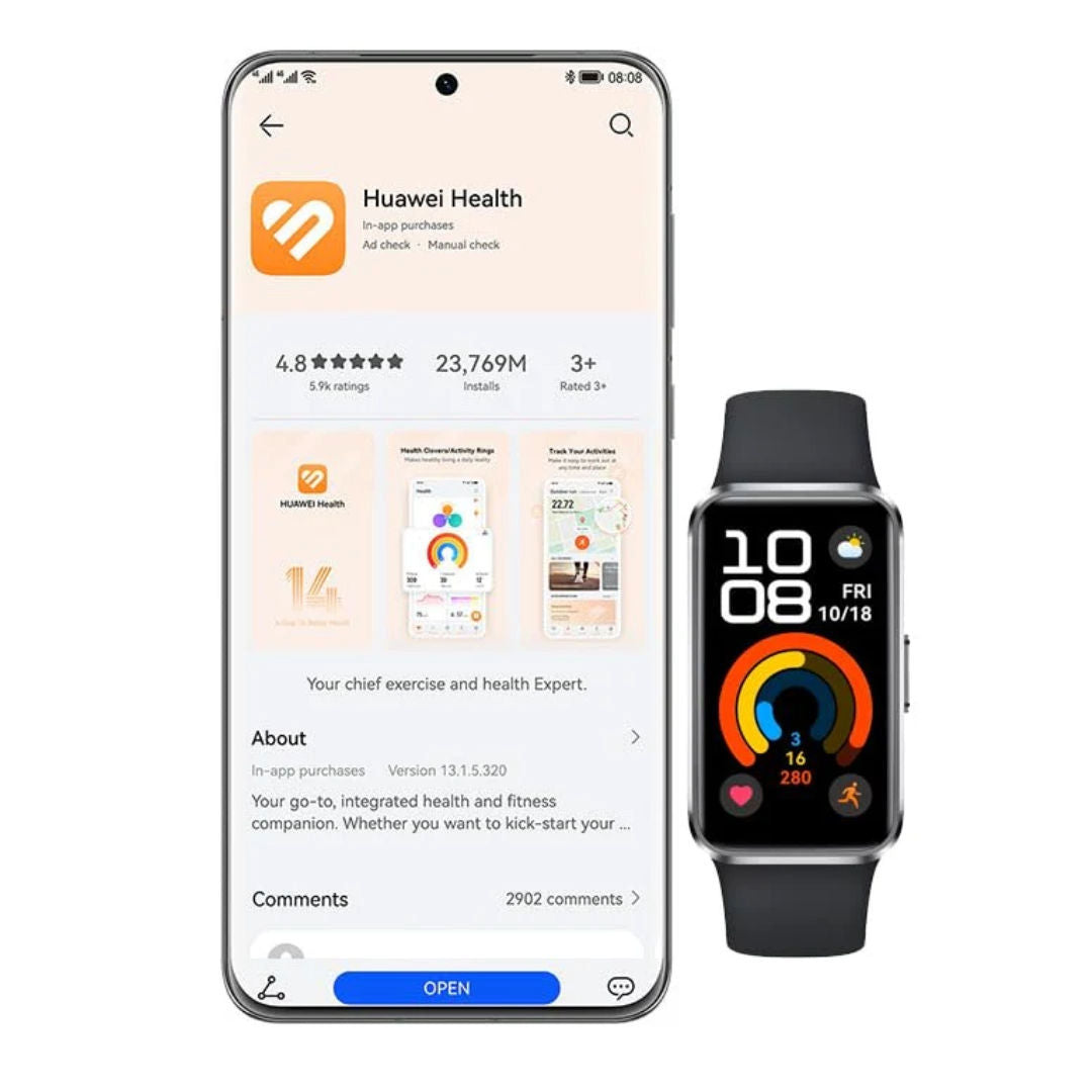 Huawei Band 10 1.47" AMOLED Fitness Tracker, NOR-B19