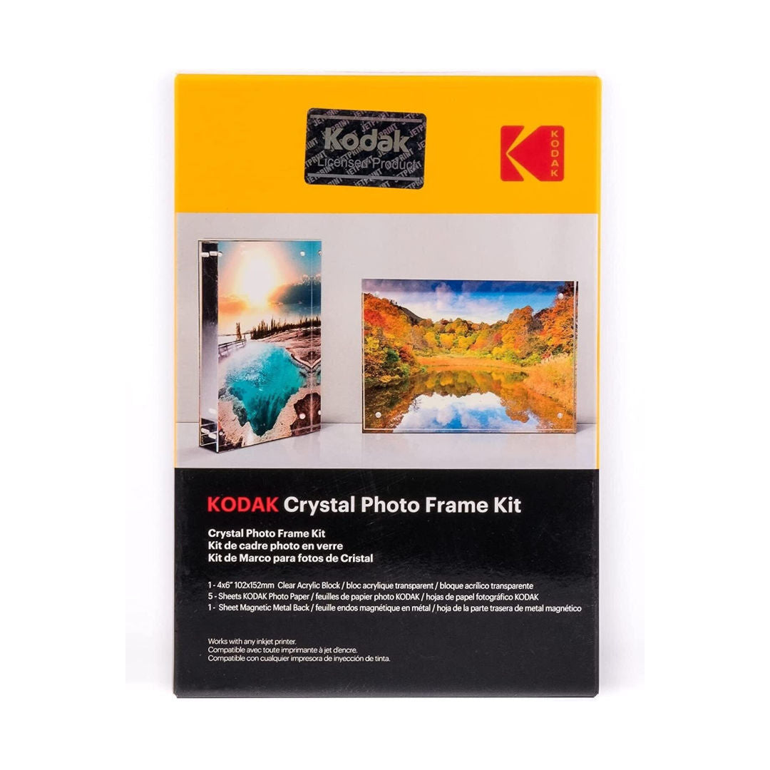 Kodak 4R Crystal Photo Frame+5sheets Paper