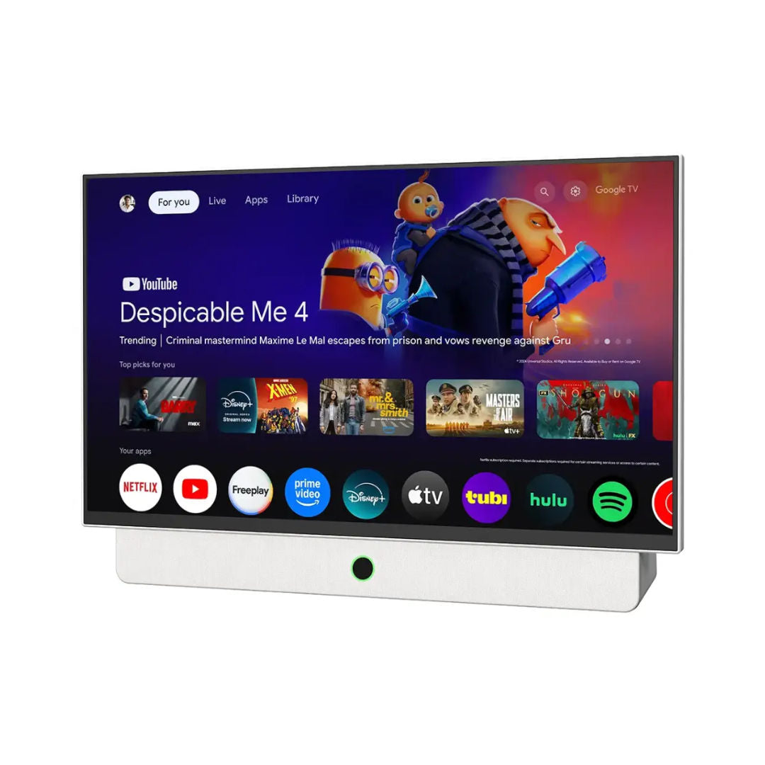 Powerology Portable FHD Smart TV 27", White