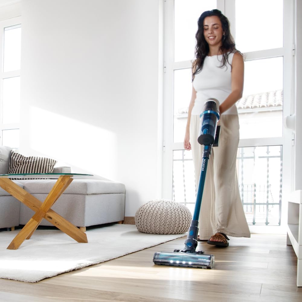 Cecotec 114475 Conga Rockstar RS50 Upright Vacuum Cleaner, Blue/Black
