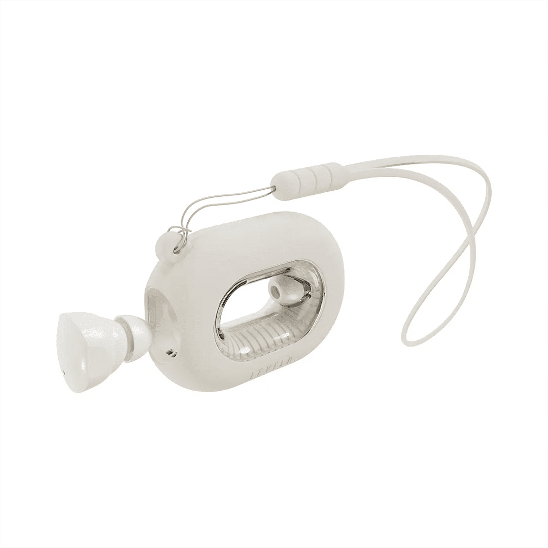 Levelo Oslobuds 250Mah Wireless Earbuds, Ivory