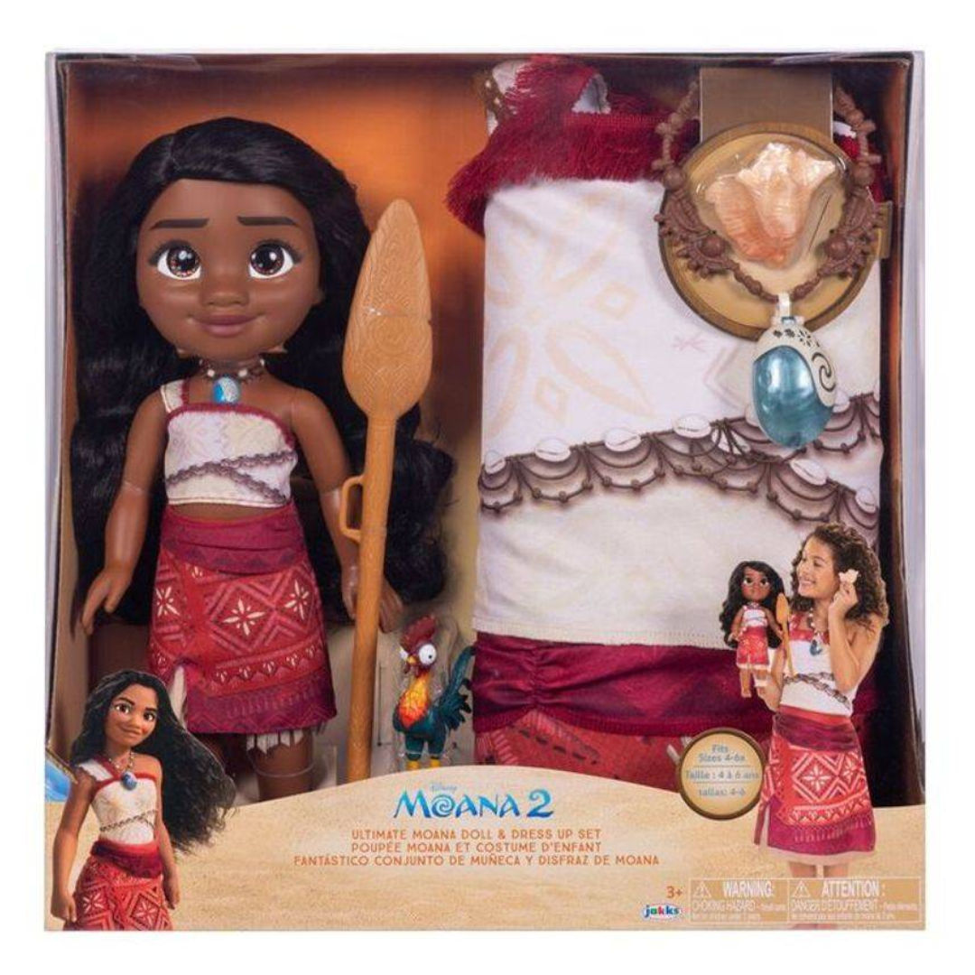 Disney Moana 2 Ultimate Moana Doll & Dress-Up Set