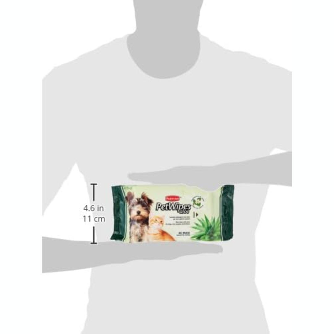 Brit Padovan Pet Wipes Aloe, Hypoallergenic, 40-Pieces