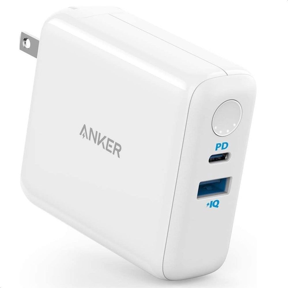 Anker PowerCore III Fusion Charger + Power Bank 5000mAh PD 18W, White